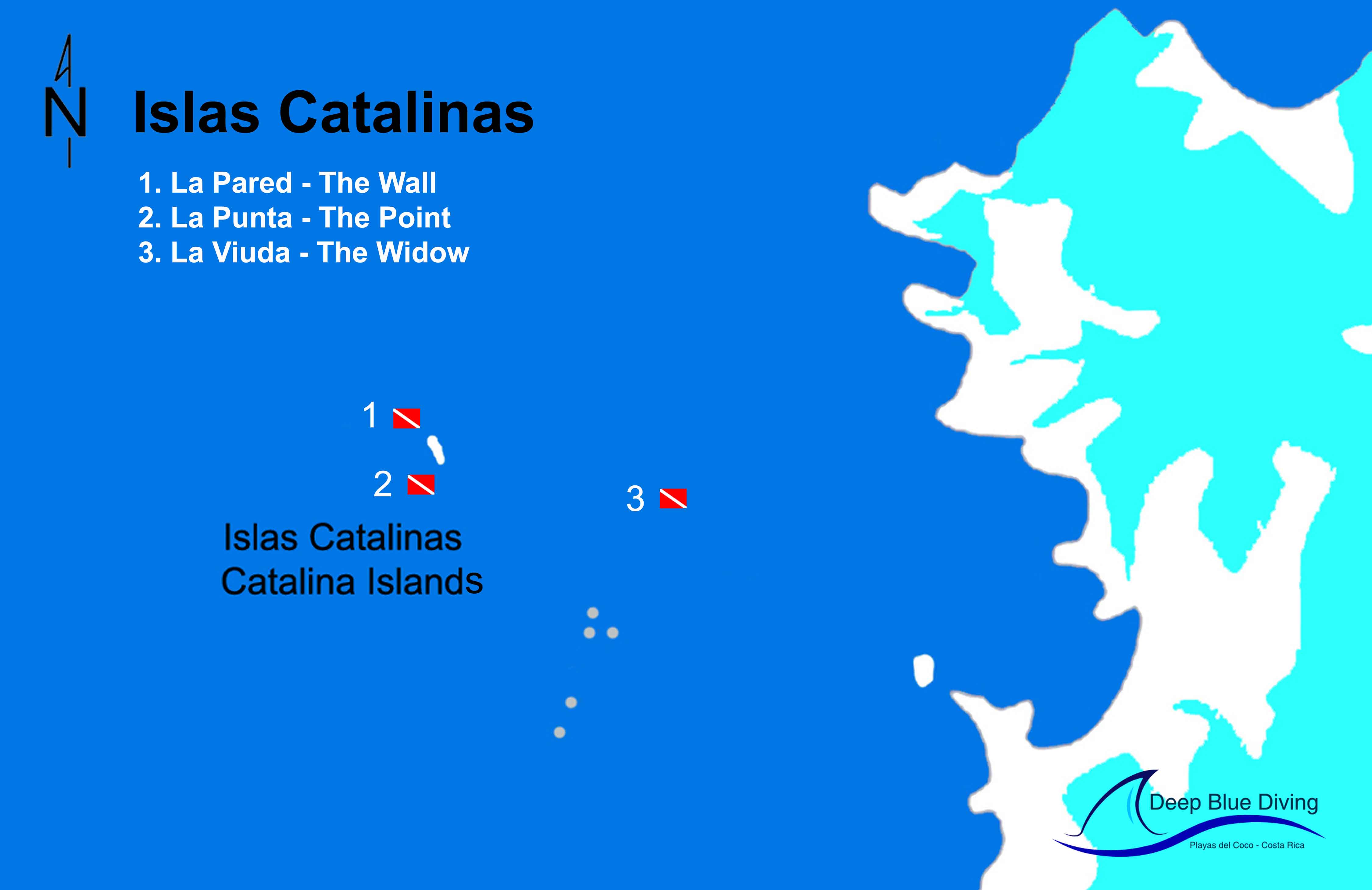 Catalina dive site map